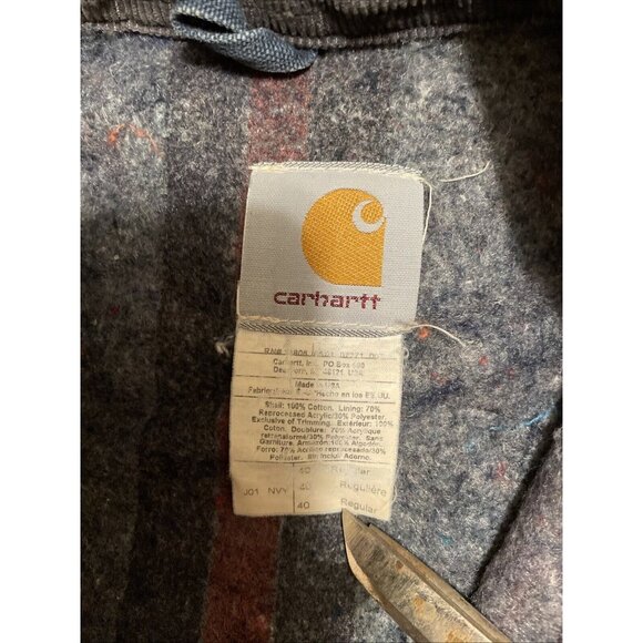 carhartt detroit jacket Jo1 Navy Size Medium - Picture 4 of 10